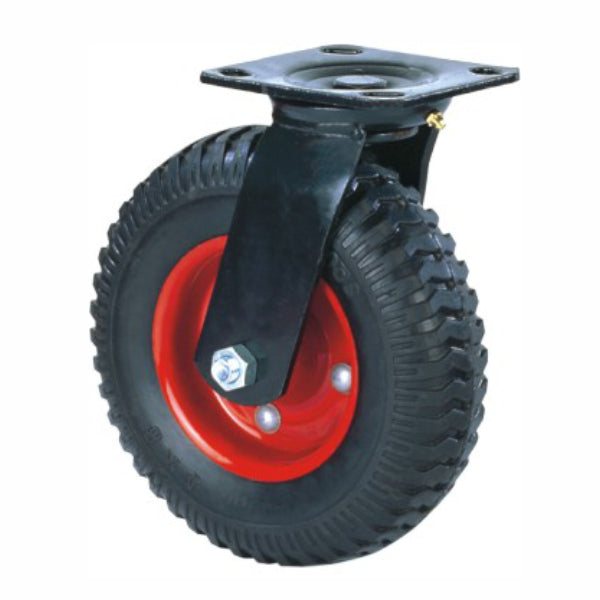 920kg Rated, 8" 206mm Swivel Castors with Solid Rubber Wheels (Set of 4pcs)