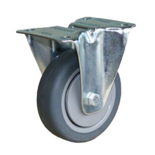 600kg Rated 4"/100mm Castors with Grey Rubber Wheel (Set of 4pcs)