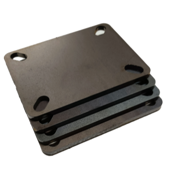 110mm x 114mm Castor Base Plate Set