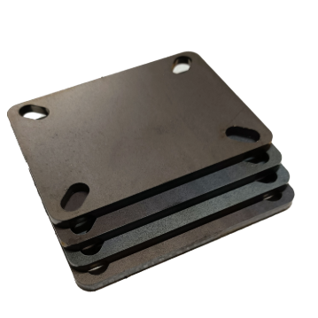 105mm x 80mm Castor Base Plate Set