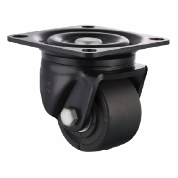 300kg Rated Heavy Duty Low Profile Castor - 50mm - Swivel