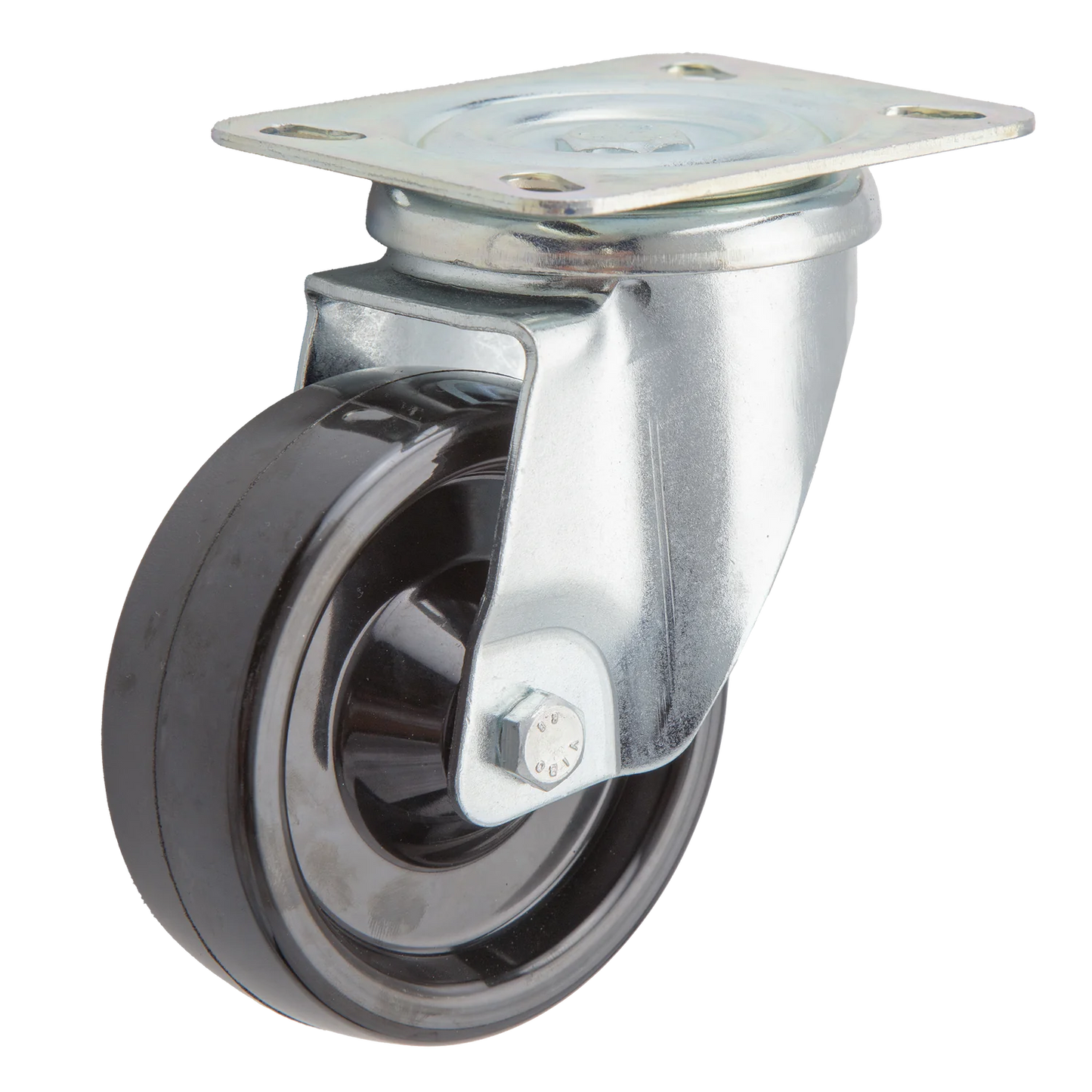 180kg Rated Monolithic Low/High Temp Castor - 100mm - Swivel (-30*C to +300*C)