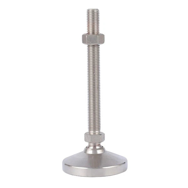 2000kg Rated Adjustable Levelling Foot (304 STAINLESS) - 90mm Base, M20x190mm Thread
