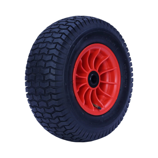 16" 400mm Pneumatc Wheel - Plastic Rim - 16/650x8 Tyre - 25.4mm Bore