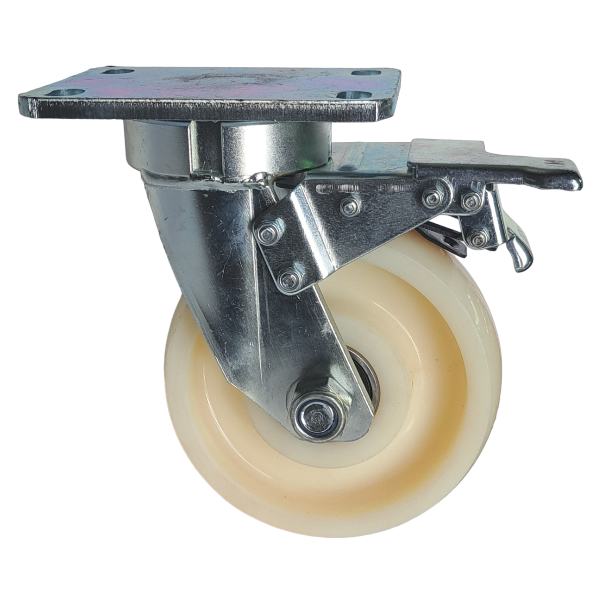 4000kg Rated, 6"/150mm Extra Heavy Duty Swivel Castors with Nylon Wheel (Set of 4pcs)