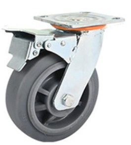 1200kg Rated 6"/150mm Heavy Duty Swivel Castors with Rubber Wheel (Set of 4pcs)