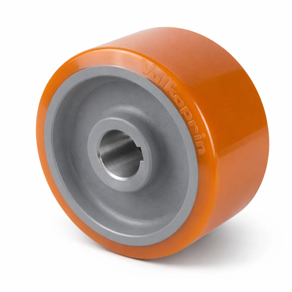 GTHN 504/100-H7-A 6,700kg 500x100mm Polyurethane Drive Wheel with H7 Keyway