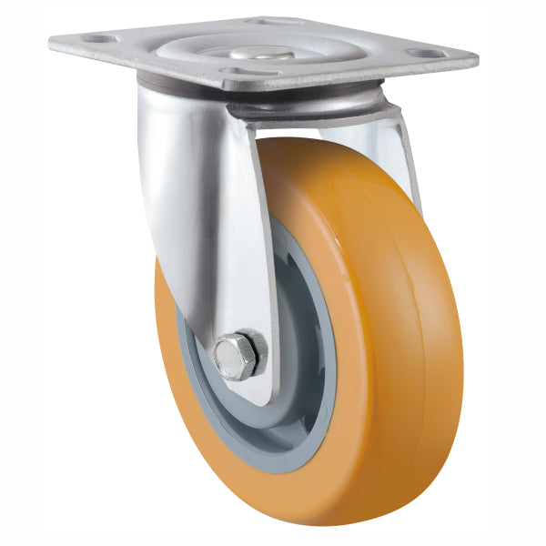 800kg Rated, 4"/100mm Swivel Castors with Urethane Wheel (Set of 4pcs)