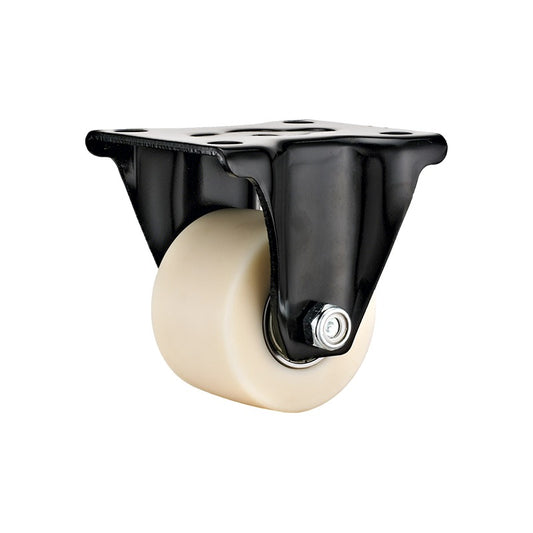 750kg Rated MC Nylon Low Profile Heavy Duty Castor - 75mm - Fixed