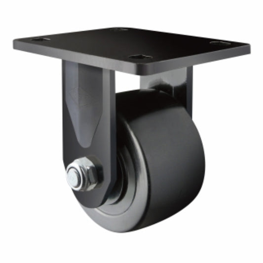 300kg Rated Low Profile Heavy Duty Castor - 50mm - Fixed