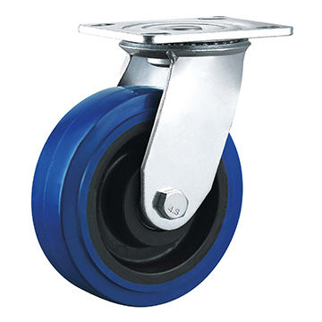 1000kg Rated, 4"/100mm Heavy Duty Swivel Castors with Rubber wheel (Set of 4pcs)