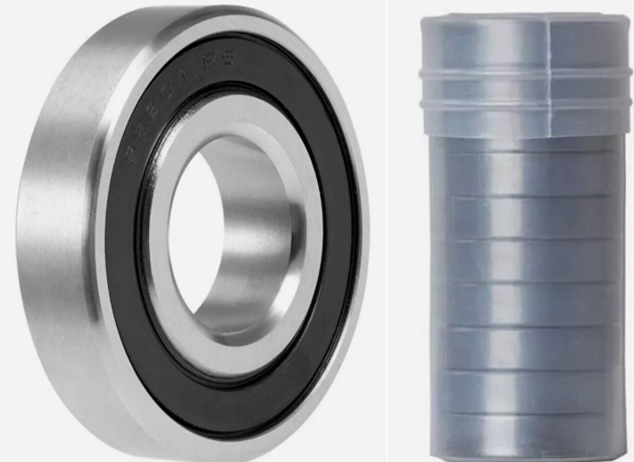 10pk 6204-2RS Mild Steel Sealed Bearings 20x47x14