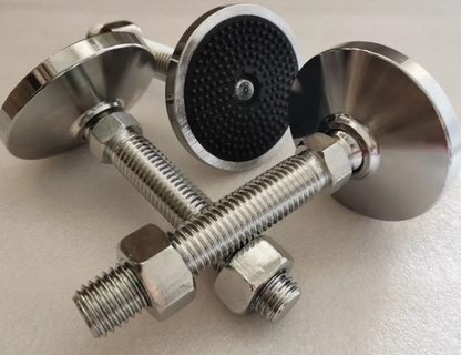 2000kg Rated Adjustable Levelling Foot (304 STAINLESS) - 90mm Base, M20x190mm Thread