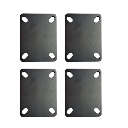 105mm x 80mm Castor Base Plate Set