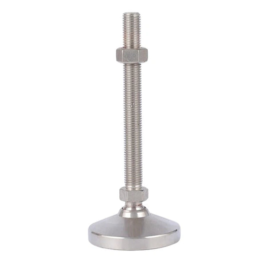 1200kg Rated Adjustable Levelling Foot (304 STAINLESS) - 60mm Base, M12x190mm Thread